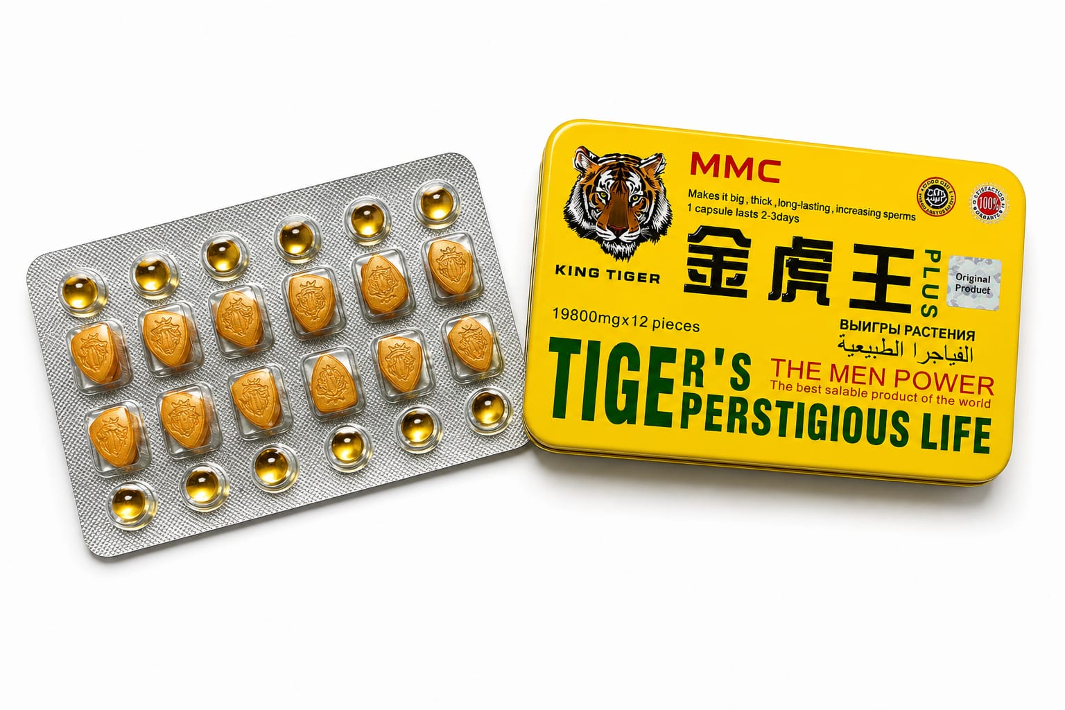 Tiger MMC 19800 mag таблетка+капсула 12 пар/ цена за 1 пару