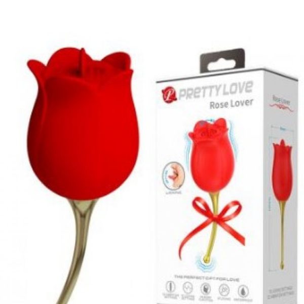 Вибростимулятор с язычком Rose Lover BI-014915