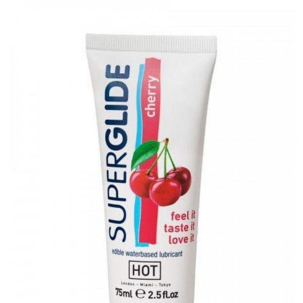 Съедобная смазка на водной основе Superglide для орального секса со вкусом вишни 75 мл 44115