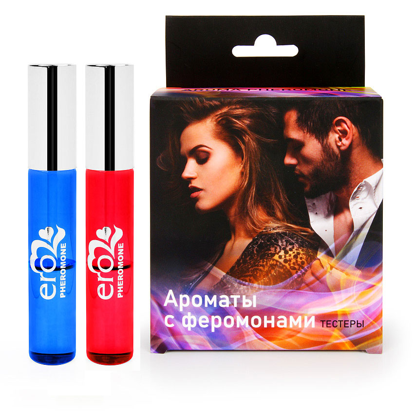 Набор тестеров парфюмированных средств для тела EROWOMAN & EROMAN LIMITED EDITION с феромонами 9 шт