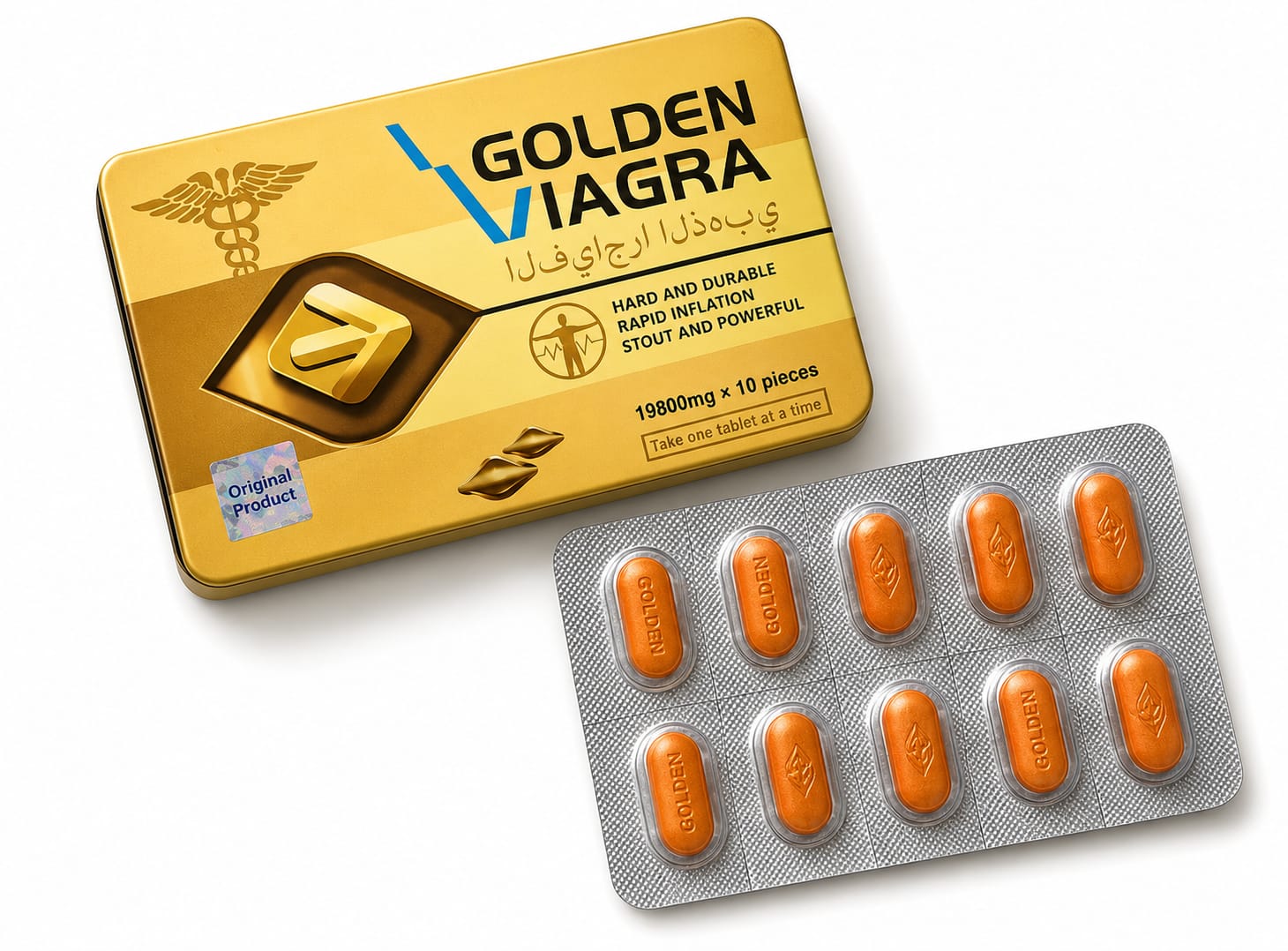 Таблетки Golden Viagra 19800mg 10 таб/уп, цена за 1 таб