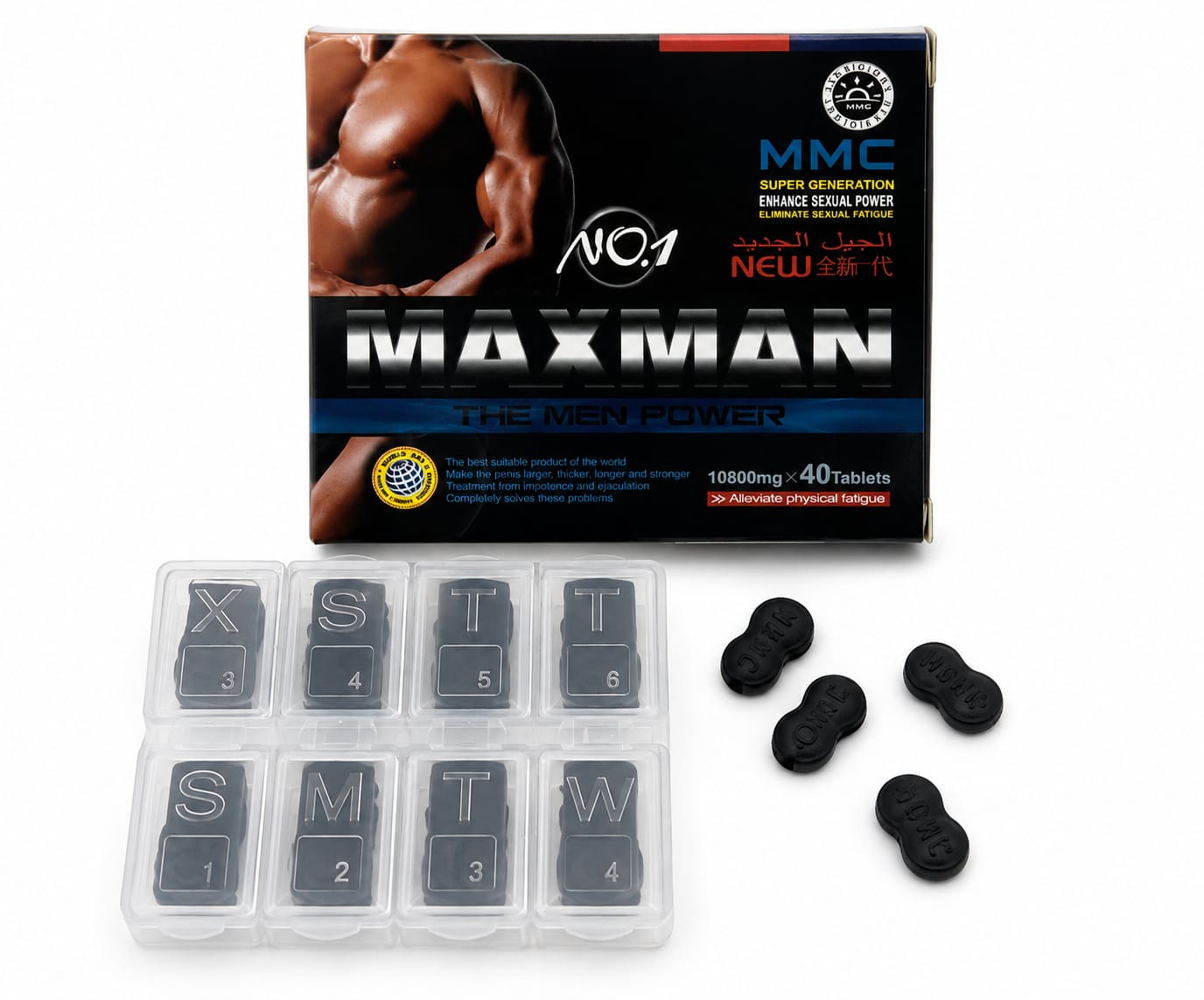 Таблетки MaxMan 10800 мг  40таб/уп, цена за 1 таб
