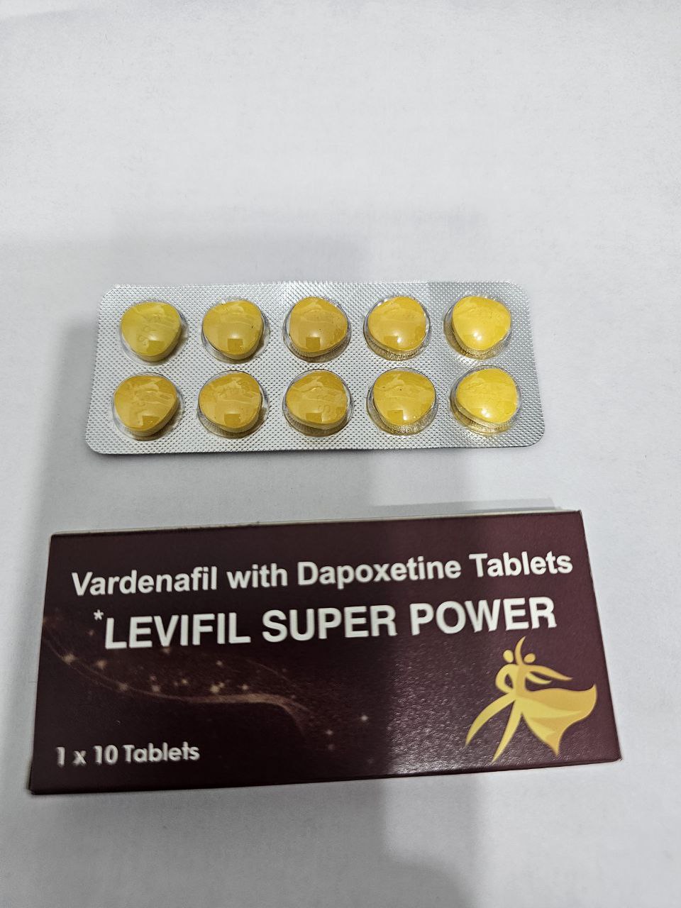 Таблетки муж Levifil super power Vardenafil (10шт/уп) цена за 1 таб