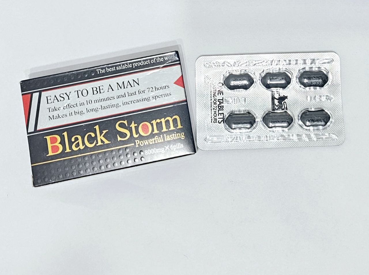 Black Storm 8000mg/6 шт цена за 1 таб