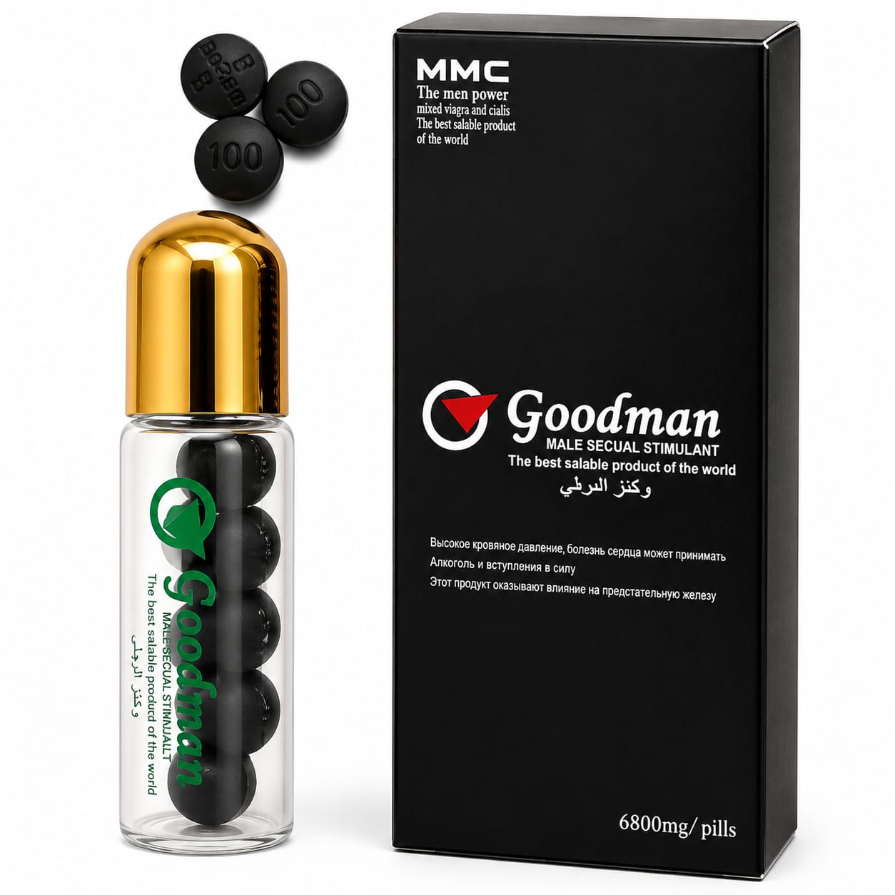 Таблетки GoodMan 6800 мг (10 шт в уп) цена за 1 таб