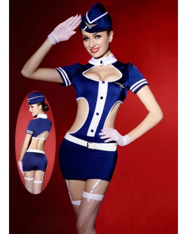Костюм STEWARDESS 8701. предметов 6