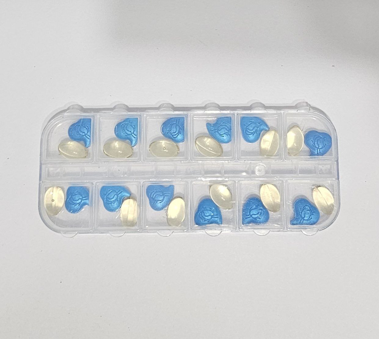 Усиленные таблетки Blue Rose для мужчин 12 пар/уп, цена за 1 пару