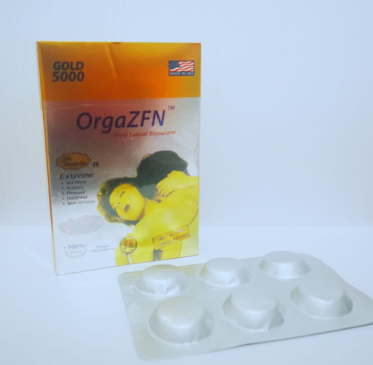 Таблетки OrgaZFN Gold 5000 6таб/уп, цена за уп