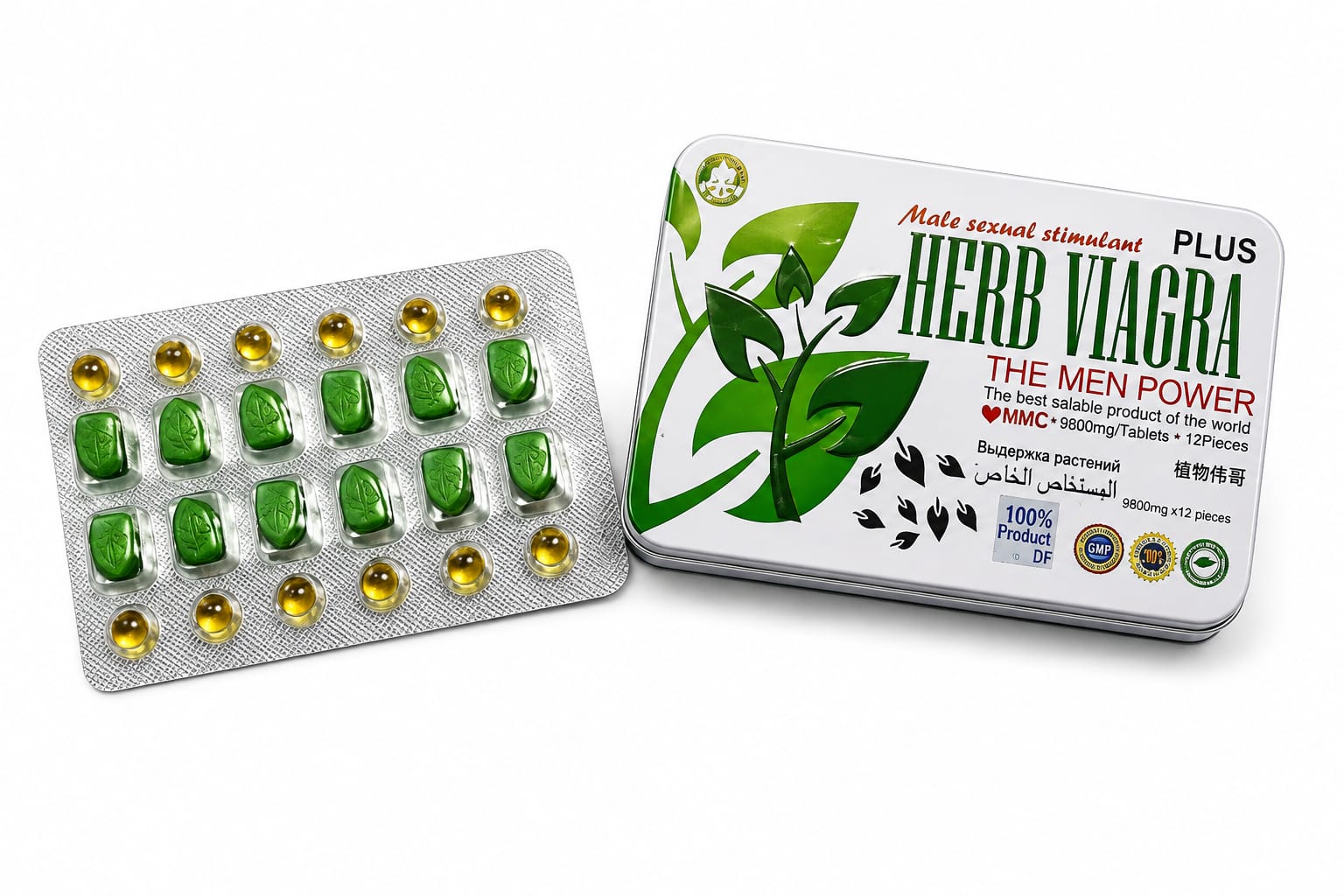 Herb Viagra Plus 19800 mag таблетка+капсула 12 пар/ цена за 1 пару