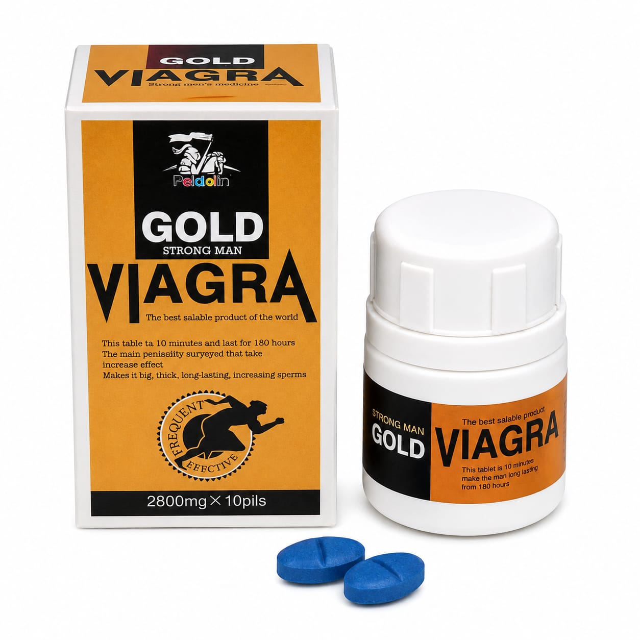 Gold Viagra strong man 2800mg (10шт/уп) цена за упак