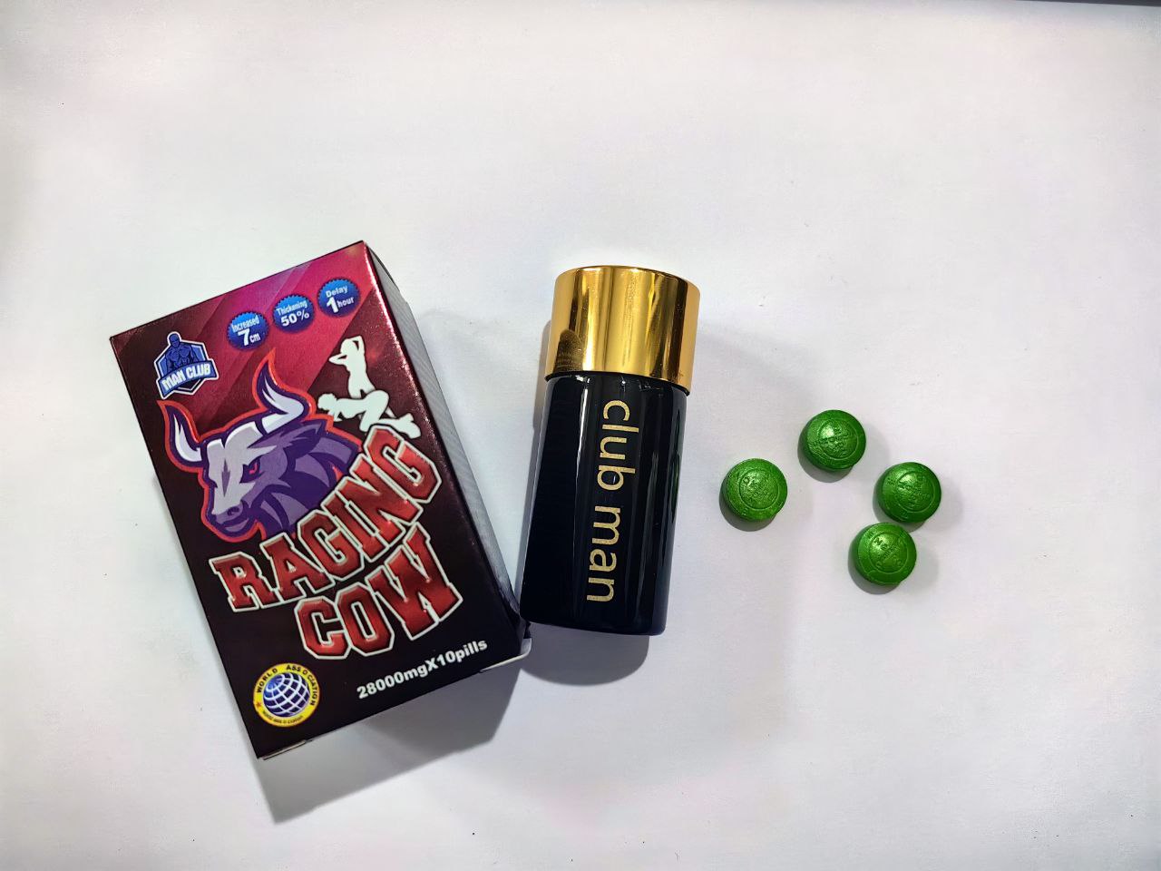 Таблетки Raging cow 10шт/уп, цена за 1 таб.