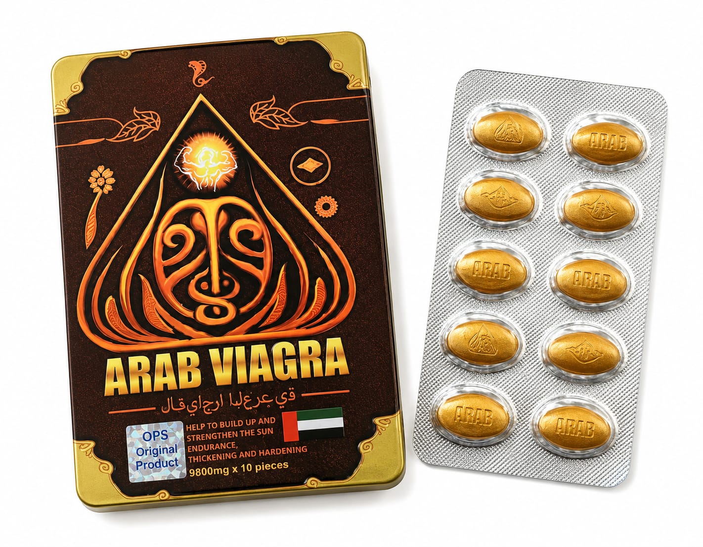 Таблетки Arab viagra 10 таб/уп, цена за 1 таб
