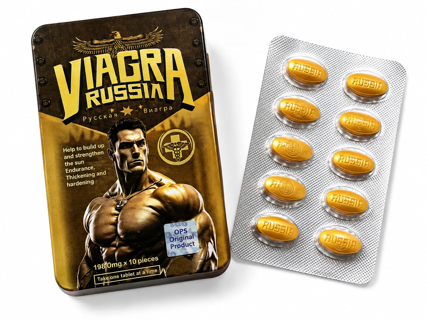 Таблетки Viagra russia 10 таб/уп, цена за 1 таб
