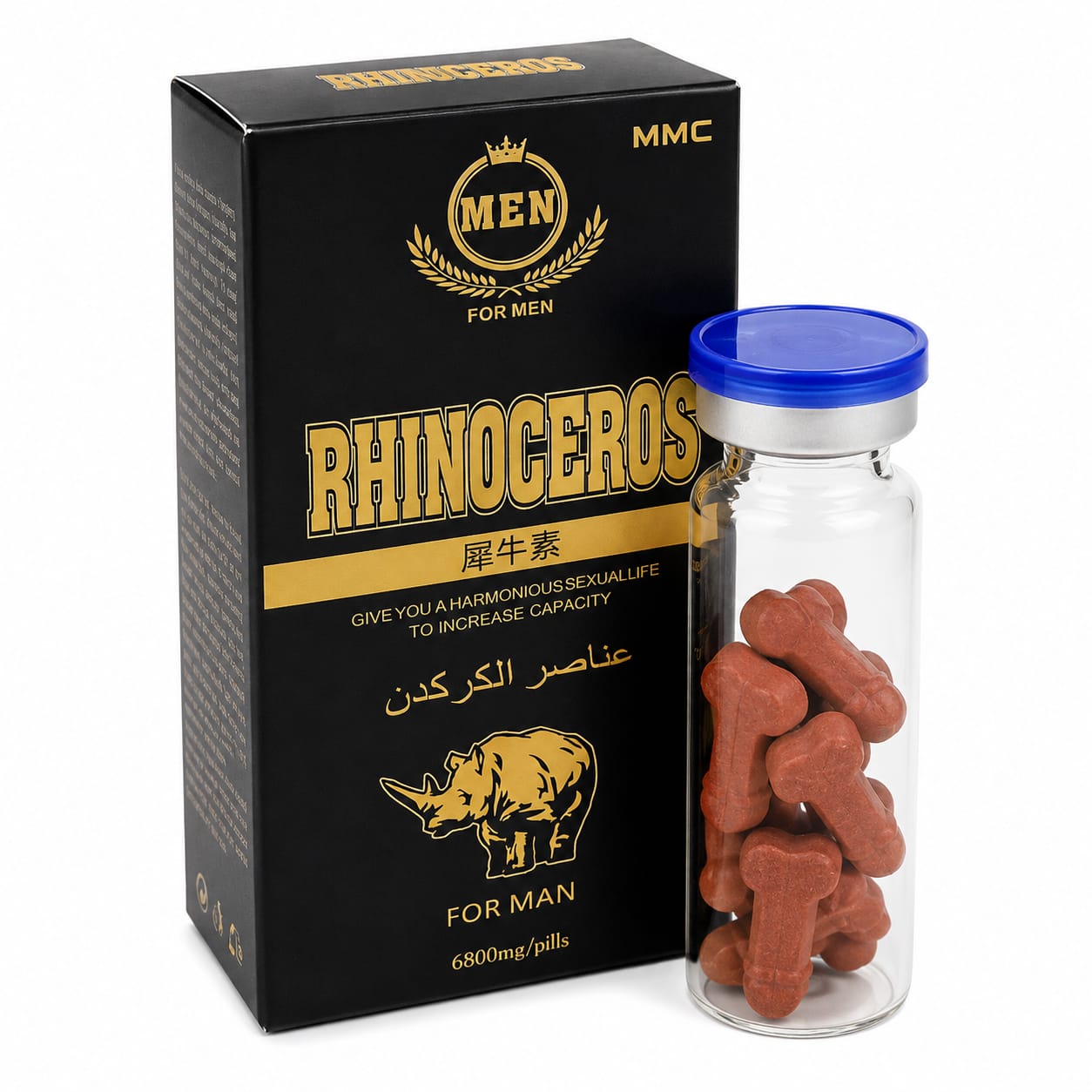 Таблетки Rhinoceros 6800mg 10 таб/уп, цена за упак