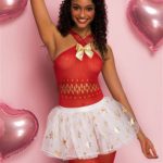 JSY / Эротический новогодний костюм / Костюм для эротических игр / Комплект эротик 5 предметов