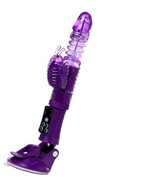 -Вибратор с клиторальным стимулятором TOFA A -Toys High-Tech fantasy,TPR фиолетовый 23 см -765010