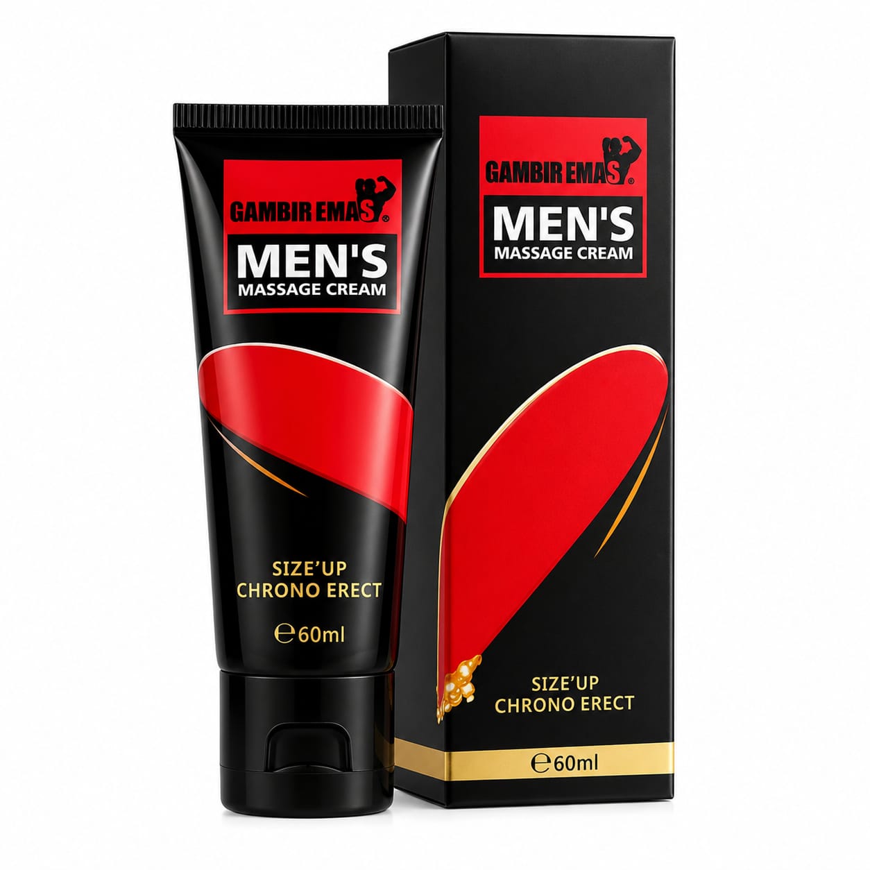 Gambir Emas Men’s Massage Cream for Men, 60ml крем для увеличения