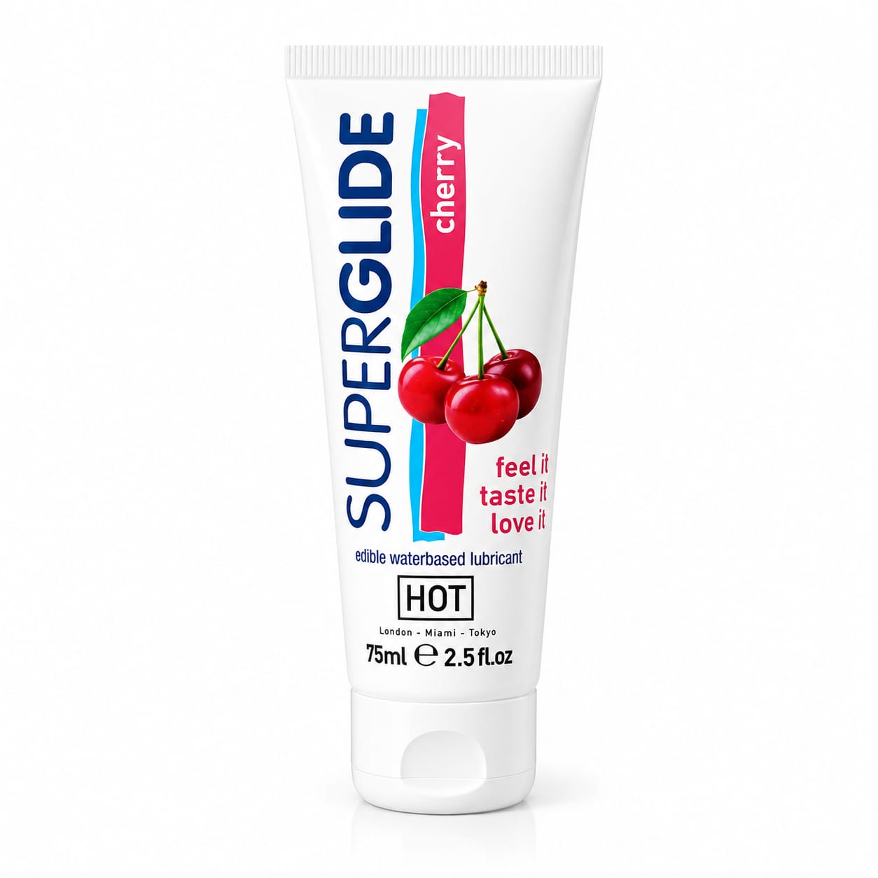 Съедобная смазка на водной основе Superglide для орального секса со вкусом вишни 75 мл 44115