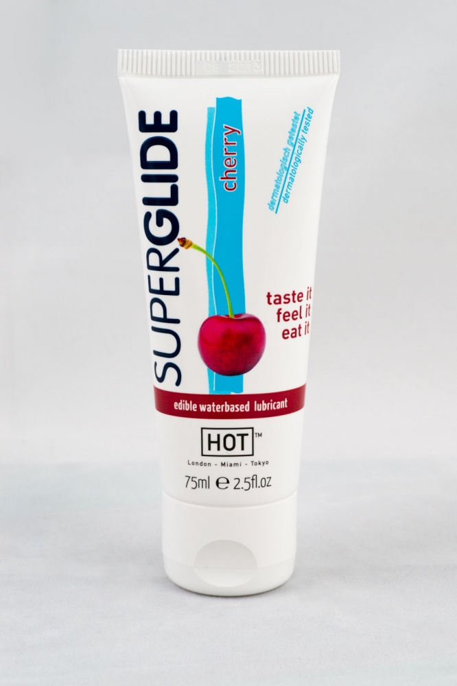 Съедобная смазка на водной основе Superglide для орального секса со вкусом вишни 75 мл 44115
