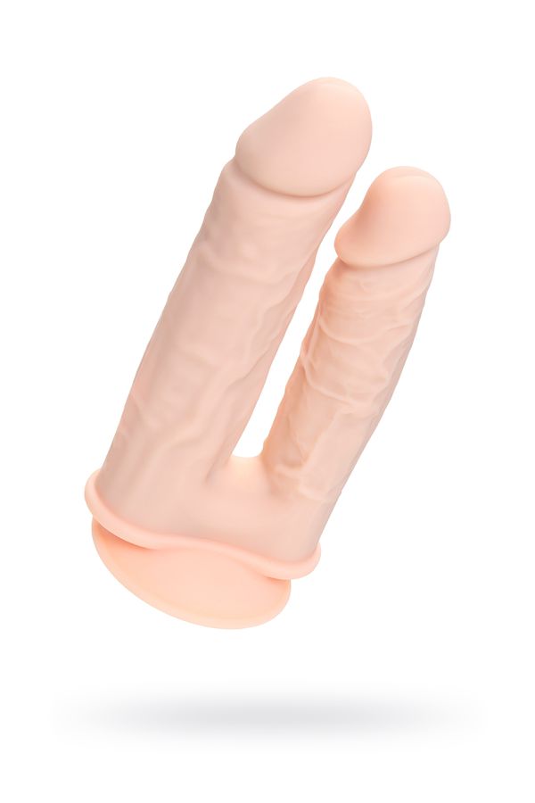 Фаллоимитатор для двойного проникновения RealStick Silicone Armie H, сайлекспан, 19 см 9420014