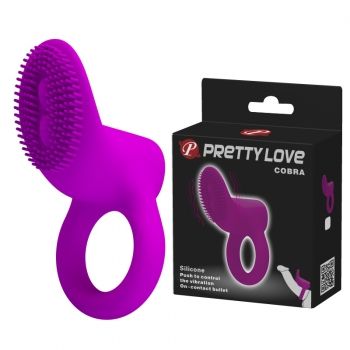 Силиконовое эрекционное кольцо Pretty Love Stimulating Cobra BI-210147