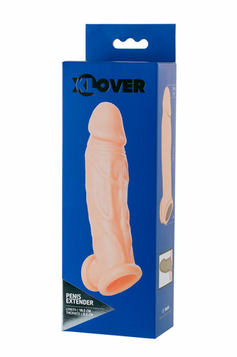 Насадка XLover by Toyfa для увел. размера, телесный,18,5 см 748020