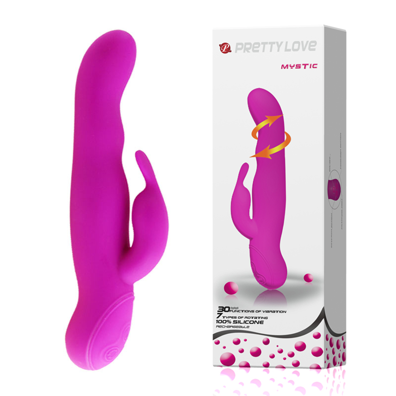 Вибратор с ротацией Pretty Love Mystic BI-014178
