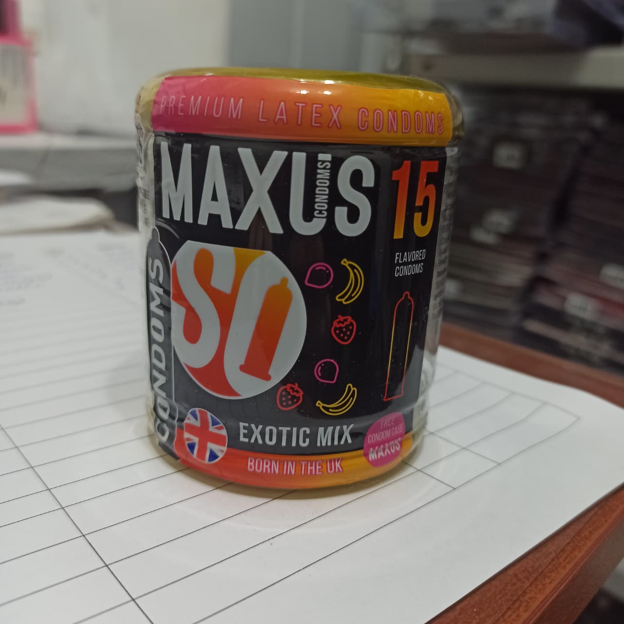 Презервативы Maxus EXOTIC MIX, ароматизированные 15шт, цена за 1 шт