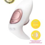 Стимулятор для пар SatisfyerPro 4 Couples,вакуум-волновой бесконтакт,силикон,белый, 19,5 см J2018-18