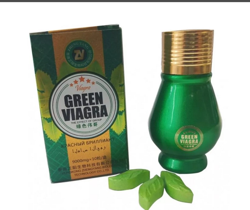 Таблетки Green viagra 9000 мг Красный бриллиант 10 шт/уп цена за 1 табл