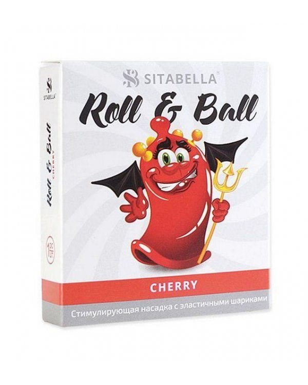 НАСАДКА СТИМУЛИРУЮЩАЯ SITABELLA R&B ВИШНЯ 4 шар, 142