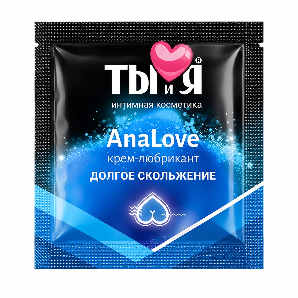 AnaLove MM7 пробник анальная силиконовая смазка серии "Ты и я", 1,5г 70024t