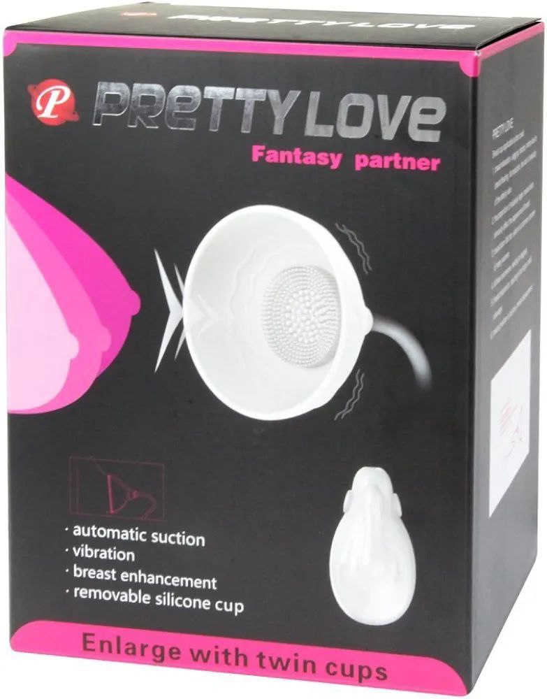 Вакуумные помпы для бюста с вибрацией Pretty Love BI-014091-8