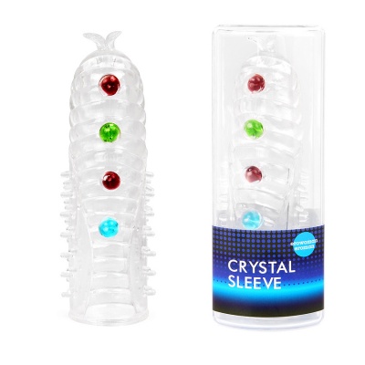 Насадка закрытая CRYSTAL SLEEVE, L 140 мм D 27 мм арт. EE-10106