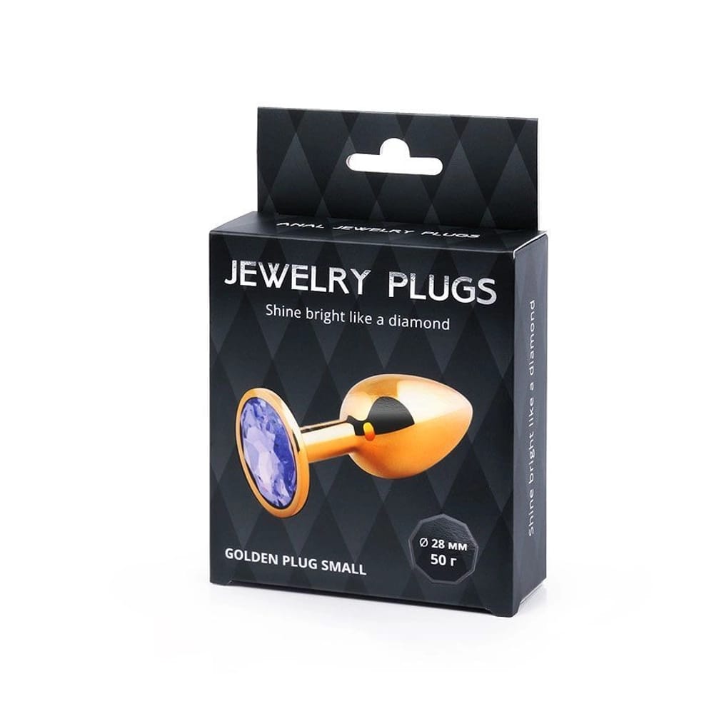 GOLDEN PLUG SMALL (втулка анальная) светло-филетовый, L 72 мм, D 28 мм, вес 50 г GS-15
