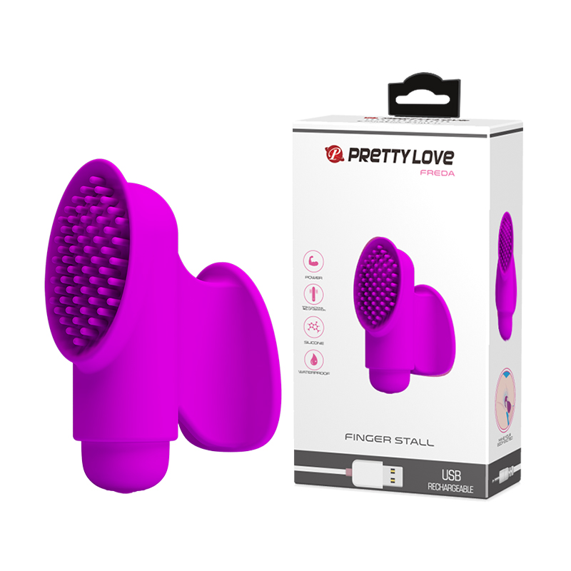 Пальчиковый Минивибромассажер PrettyLove Freda BI-014596