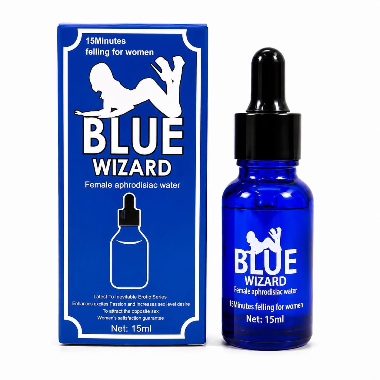Капли возбуждающие для женщин Blue Wizard, 15 мл