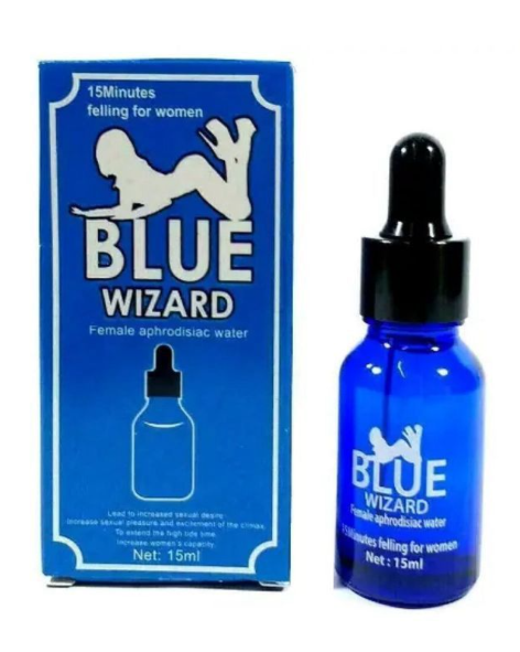 Капли возбуждающие для женщин Blue Wizard, 15 мл