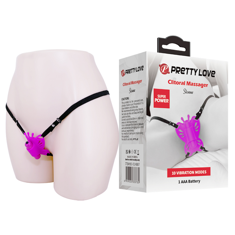 -Бабочка силиконовая Pretty Love SLOANE BI-014887