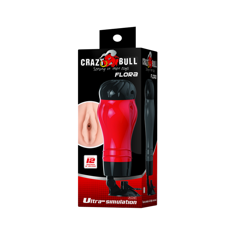 Мастурбатор-анус с вибрацией GrazyBull Flora BM-00900T47Z-1