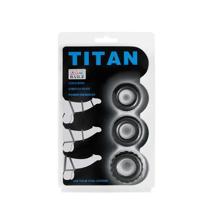 Набор эрекционных колец Pretty love TITAN BI-210148