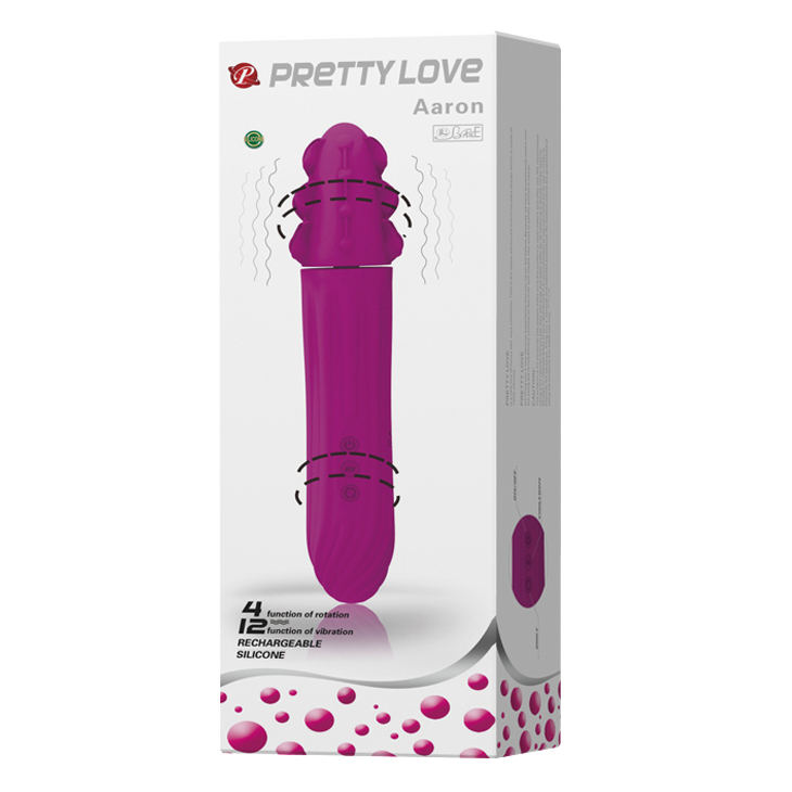 Вибратор c ротацией Pretty Love Aaron BI-014339