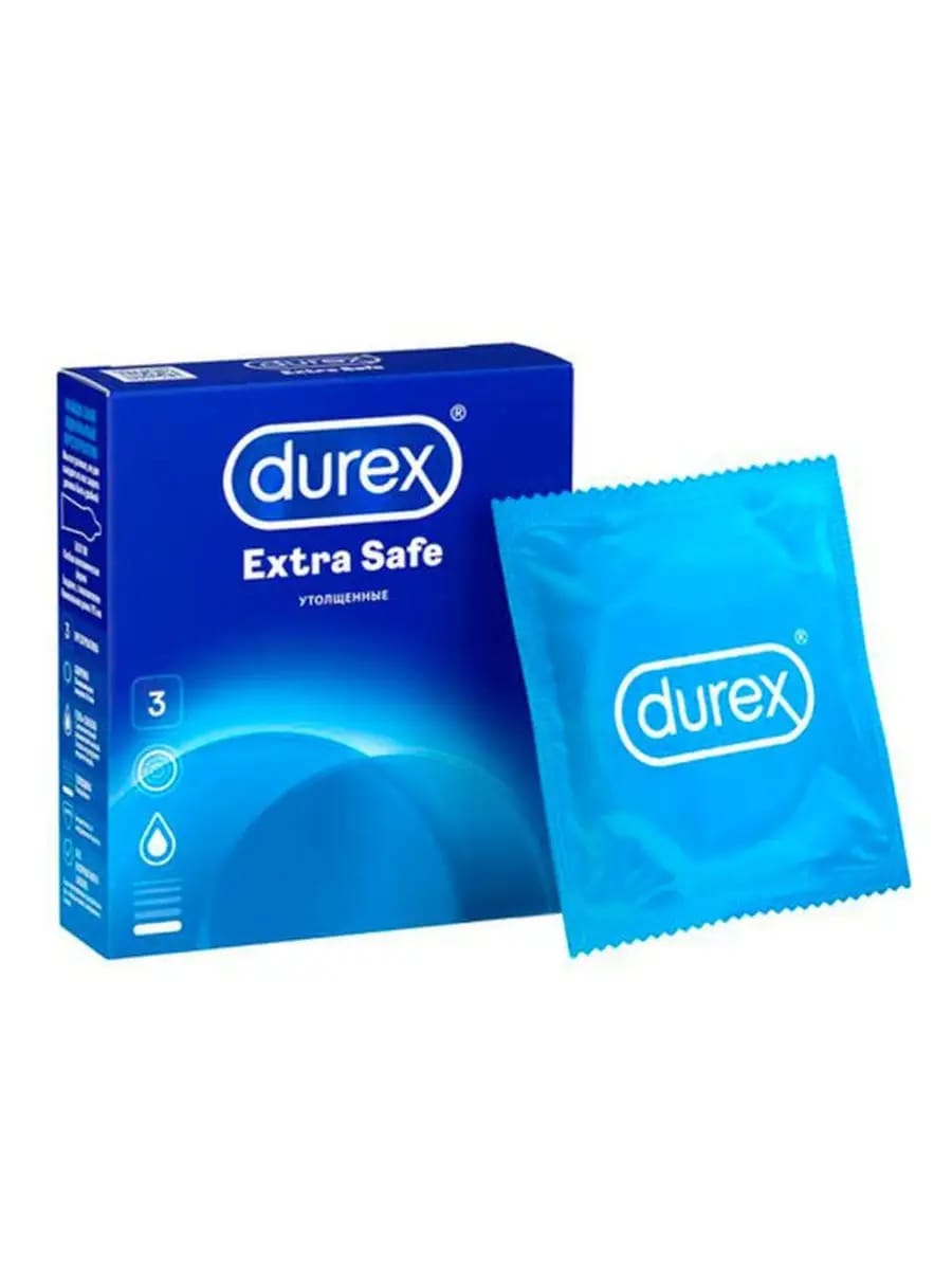 Durex №3 extra safe (цена за упак)