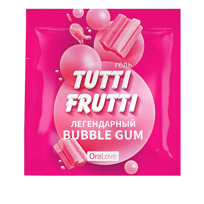 ГЕЛЬ "TUTTI-FRUTTI BUBBLE GUM" 4г арт. LB-30021t