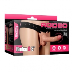 Фаллопротез с открытой мошонкой Rodeo G 8'' LV415001