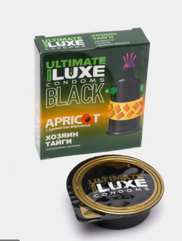 Презервативы LUXE BLACK ULTIMATE Хозяин тайги (абрикос) 09280