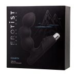 Стимулятор простаты Erotist Fourth силикон, черный, 11.5 см 541304