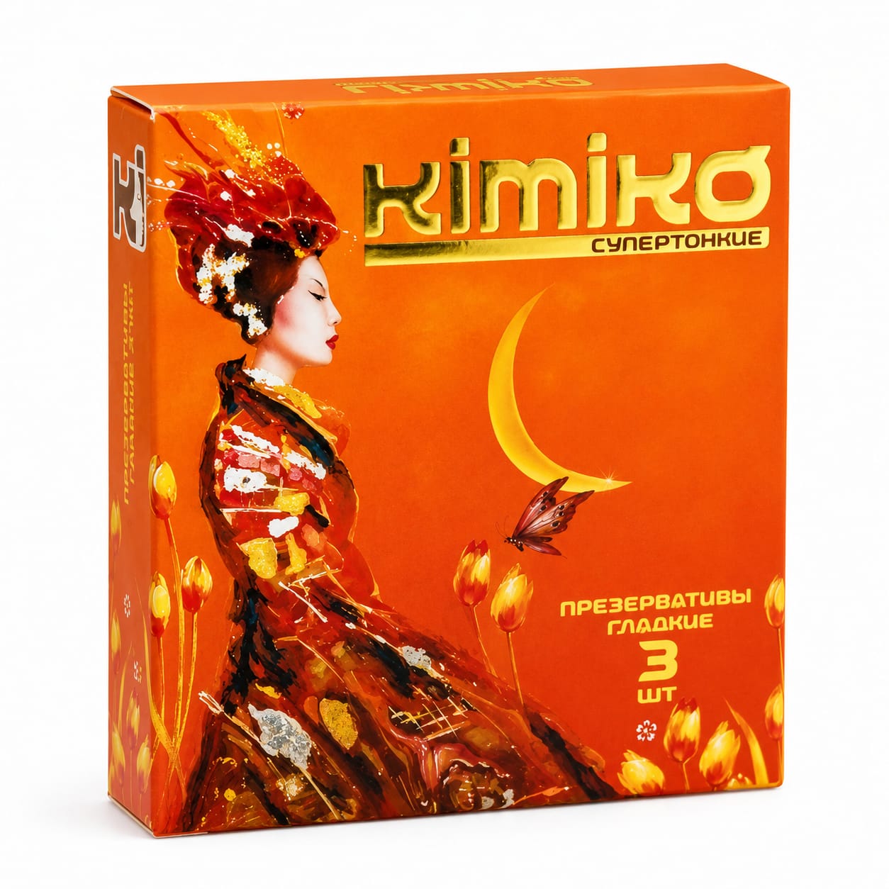 ПРЕЗЕРВАТИВЫ KIMIKO № 3 (супертонкие)  (цена за упак)