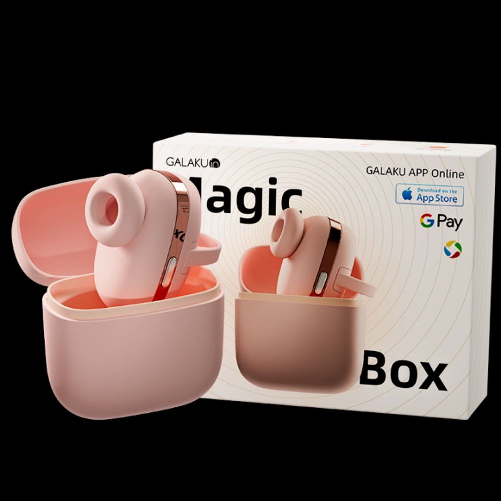 -Вакуумный клиторальный стимулятор "Magic Box Eason FU", Розовый