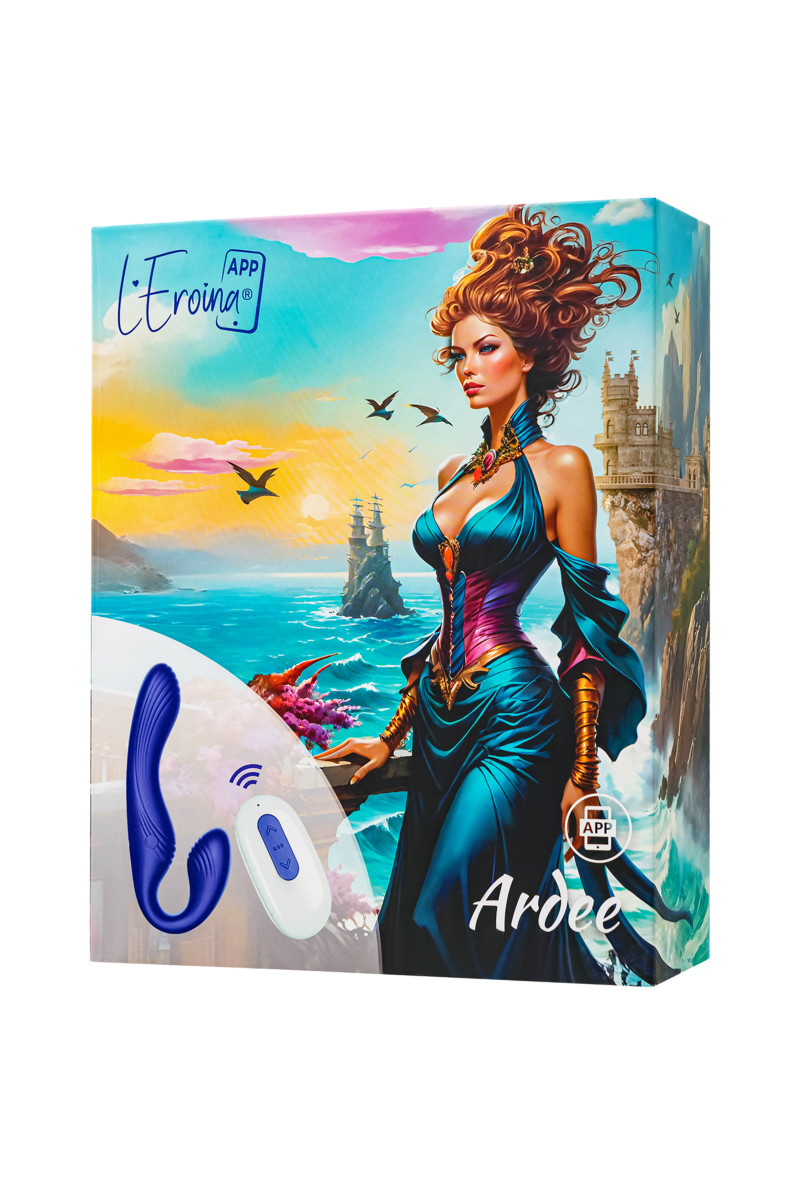Страпон безремневой L`Eroina APP ARDEE синий 565004